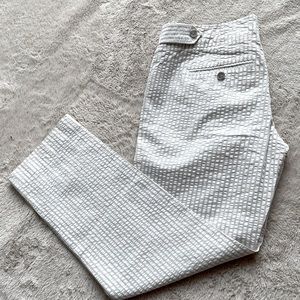 Club Monaco Jacquard Slim Crop Pants